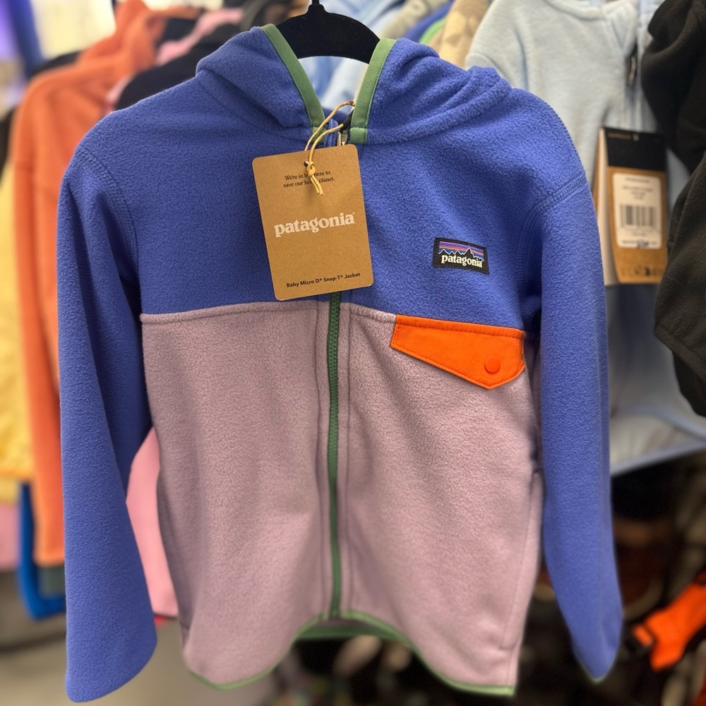 Patagonia Baby-Toddler Micro D Snap-T Fleece Jacket NWT
